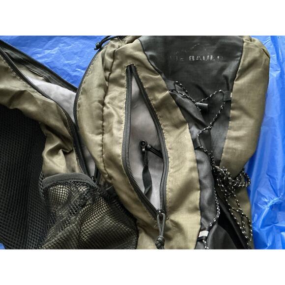 Eddie Bauer Back Pack Lightweight Multi-Purpose Nylon in khaki & Black - Picture 12 of 12